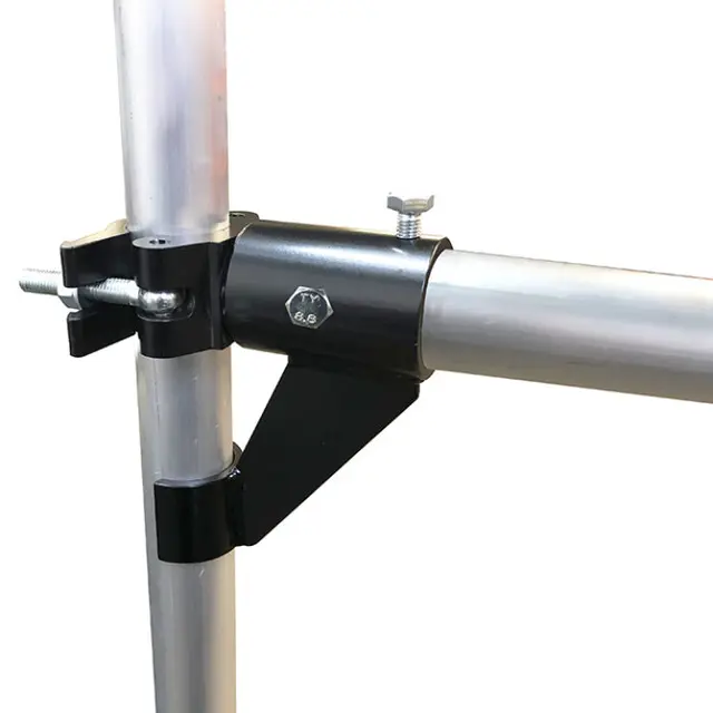 Doughty T5732701 PRE DRILLED SCAFF TUBE 1.0m (Black Anodise) 