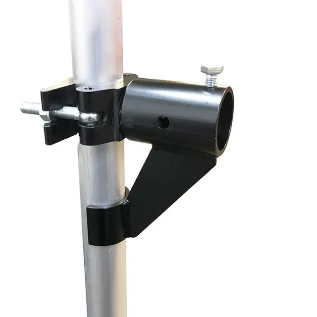 Doughty T5732701 PRE DRILLED SCAFF TUBE 1.0m (Black Anodise) 