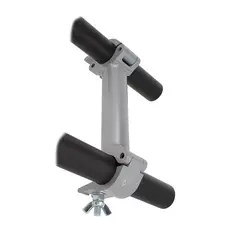 Doughty T57340 PARALLEL PIPE TO PIPE COUPLER (250mm centres) (Silver)