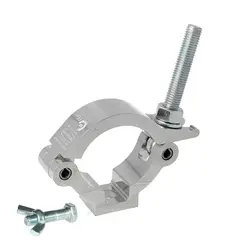 Doughty T57416 SLIMLINE MAMMOTH HOOK CLAMP (Black) (M10 x 35 bolt &amp; wingnut)