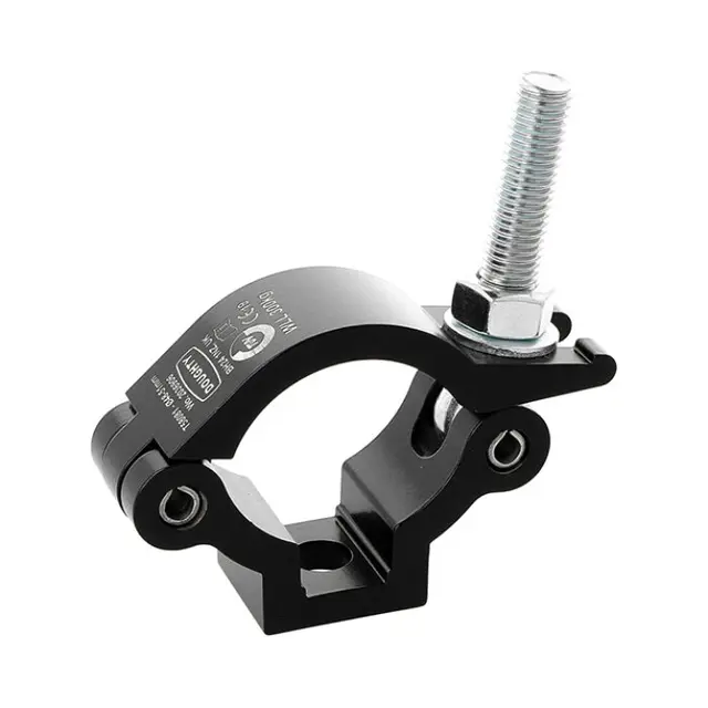 Doughty T58081 L/W S/L Half Coupler L/W Slimline Half Coupler (Black) 