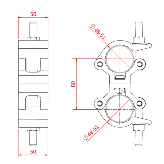 Doughty T58115 L/W Parallel Coupler L/W Parallel Coupler 
