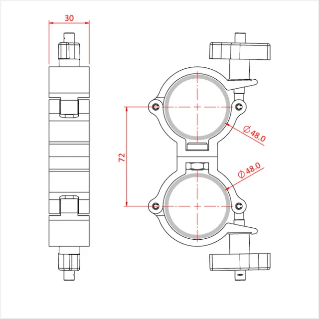 Doughty T58123 Super L/W Swivel Coupler Super Lightweight Swivel Coupler 
