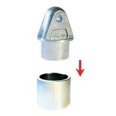 Doughty T58754 ROUND SHANK PIVOT PLUG 39.5mm