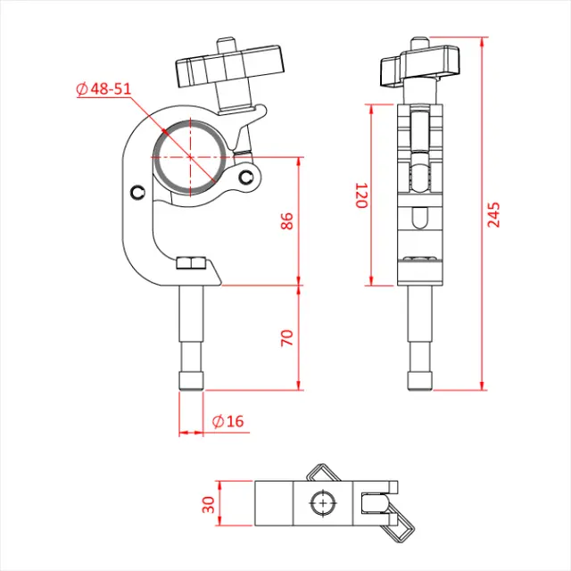 Doughty T58866 Trig. Beamer Trigger Beamer ( With 16Mm Lighting Pin) 