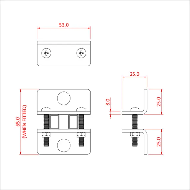 Doughty T63760 END STOP (FOR WALKALONG SYSTEM) 