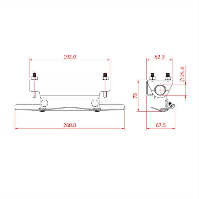 Doughty T63770 LINE SUPPORT 