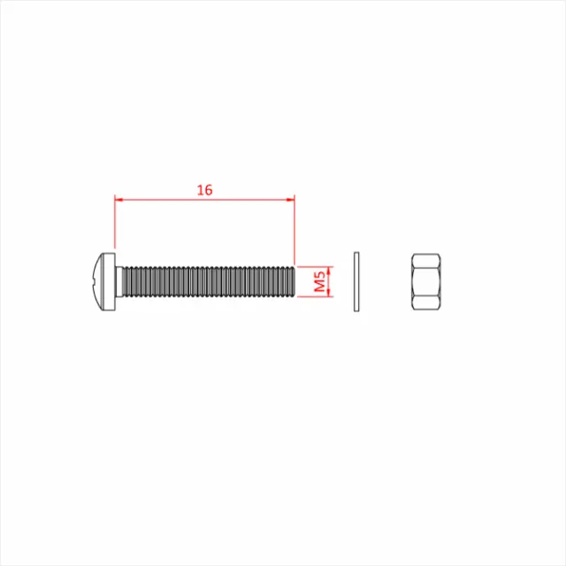 Doughty T63795 FIXING KIT FOR SIX TRACK (per 100) 