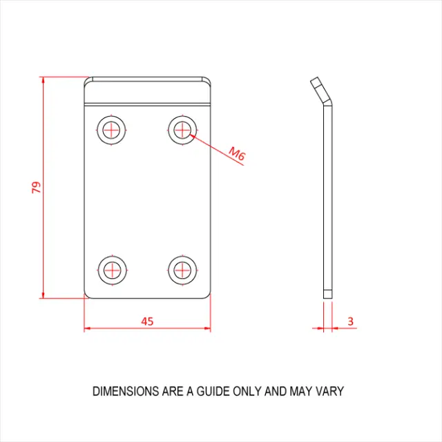 Doughty T65000 STOP PLATE 