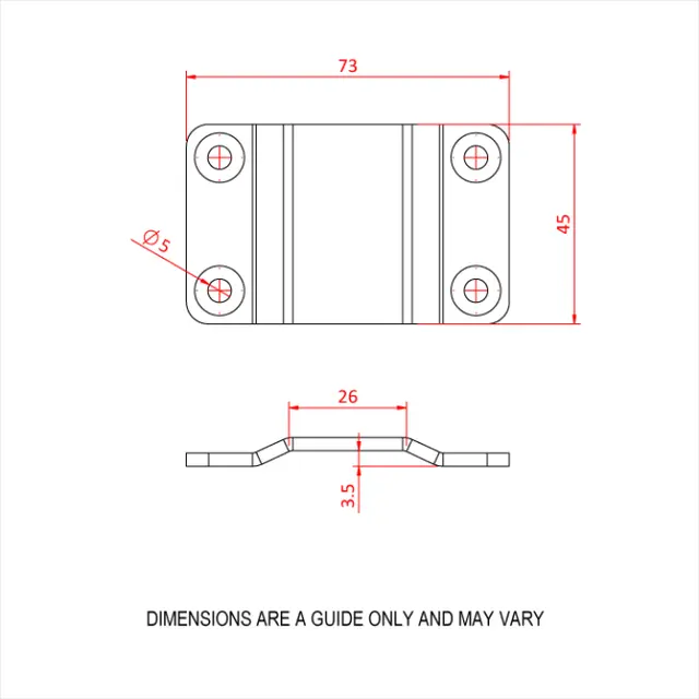 Doughty T66300 PELMET SOCKET 
