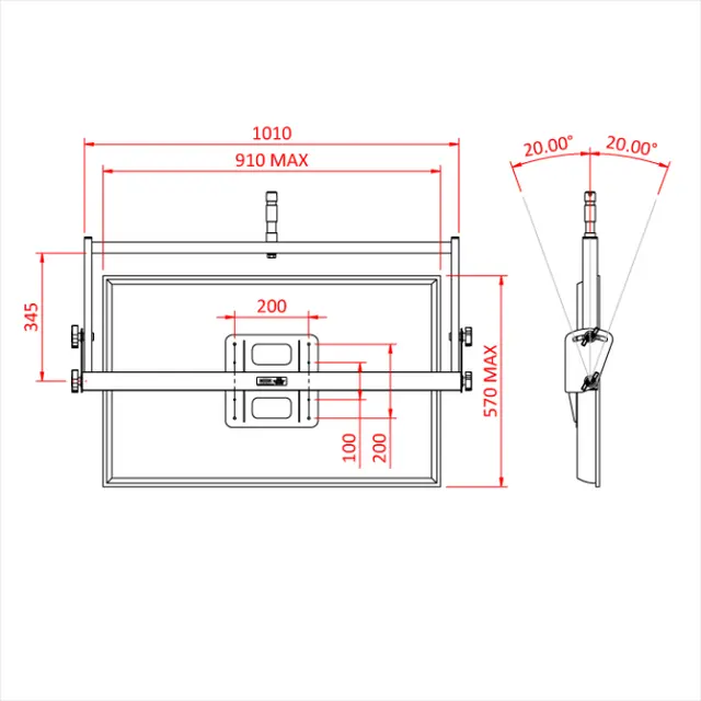Doughty T75010 TV BRACKET 37" 