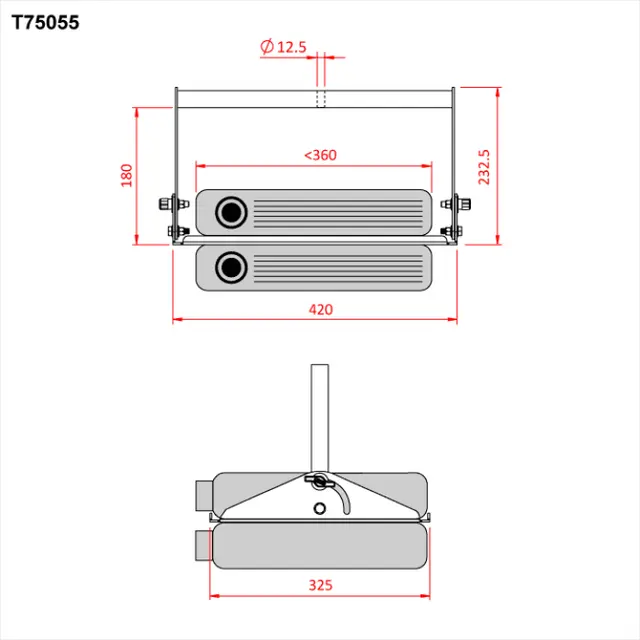 Doughty T75050 PROJECTOR CRADLE 