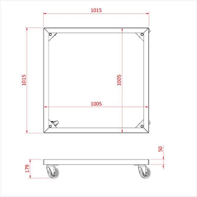 Doughty T77400 EASYDECK STORAGE DOLLY 