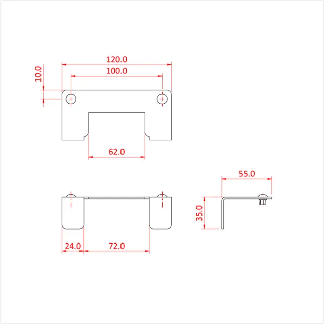 Doughty T77500 EASYDECK MODULE JOINT CLIP 