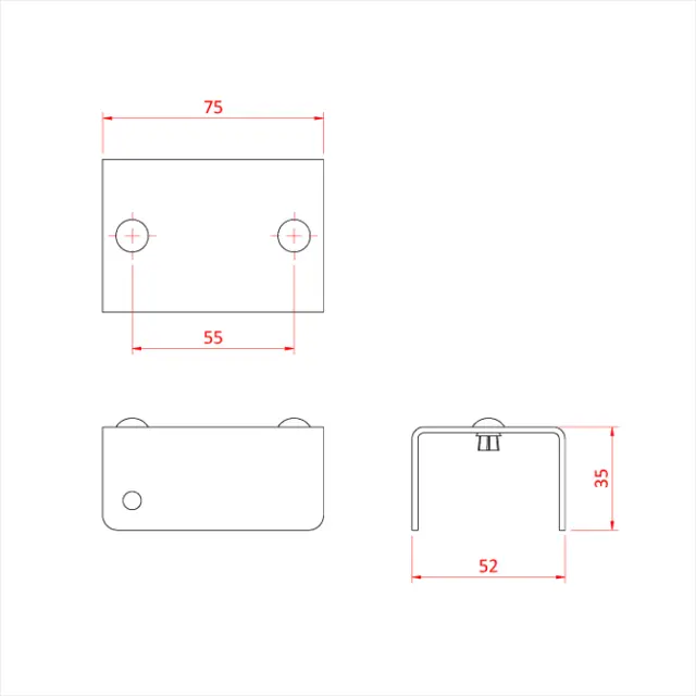 Doughty T77600 EASYDECK MODULE JOINT CHANNEL 