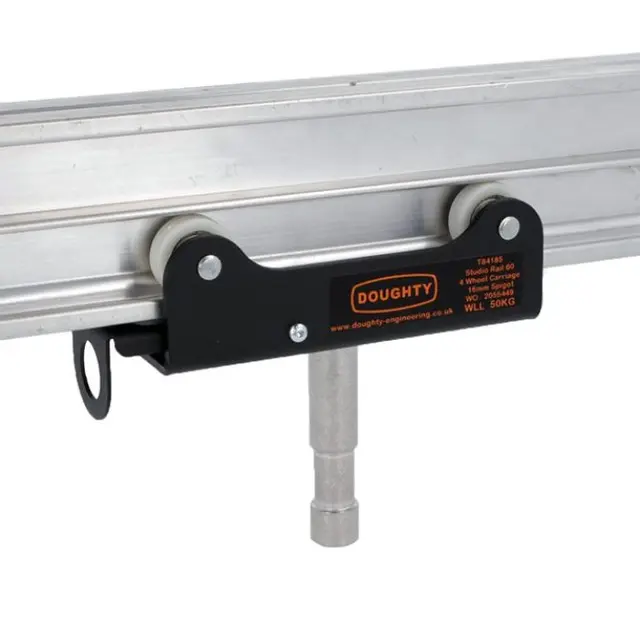 Doughty T84185 4 WHEEL CARRIAGE 5/8" SPIGOT (BRAKE) 