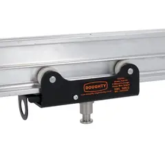 Doughty T84186 4 WHEEL CARRIAGE 5/8" MINI SPIGOT (BRAKE)