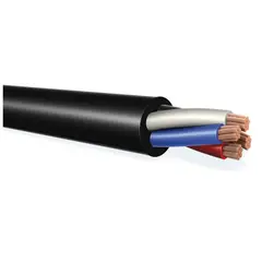 PROkabel Speaker cable 4 x 2,5mm Black, Ø=9,7,  BULK