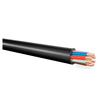 PROkabel Speaker cable 8 x 4 mm Black, BULK, Ø-17,7mm, Outdoor