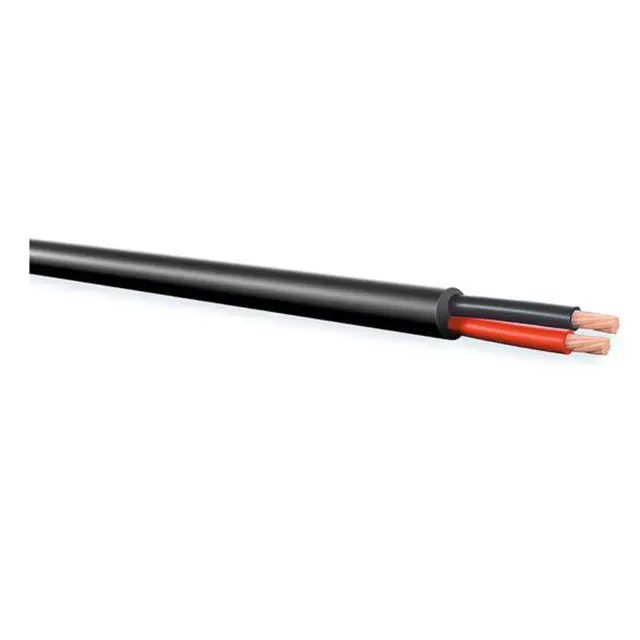 PROkabel Speaker cable 2 x 4mm Black, Ø=9.7, BULK, FRNC 