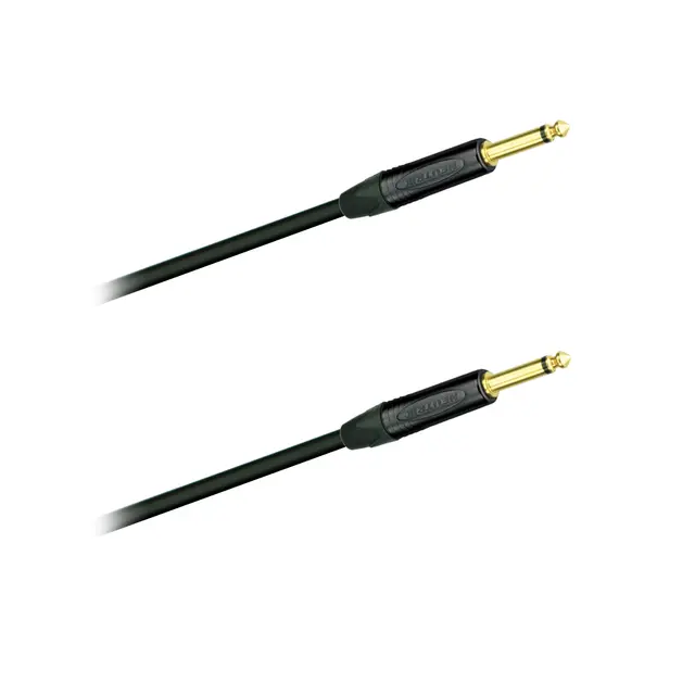 PROkabel Jack - Jack, 3M - sort NEUTRIK plugger, sort 