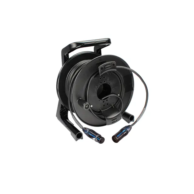 Schill trommel DMX 5-pin Neutrik Schill GT235 med tvinnehjul 