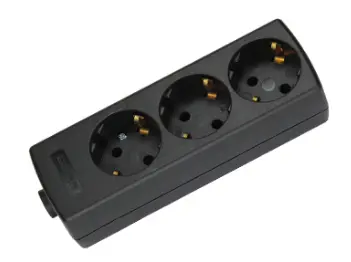 PROkabel Nettpadde 3 stikk SORT, bulk 