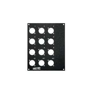 PROkabel Frontplate 10/2 A/B-Typ 4HEx2BE 19" modulsystem