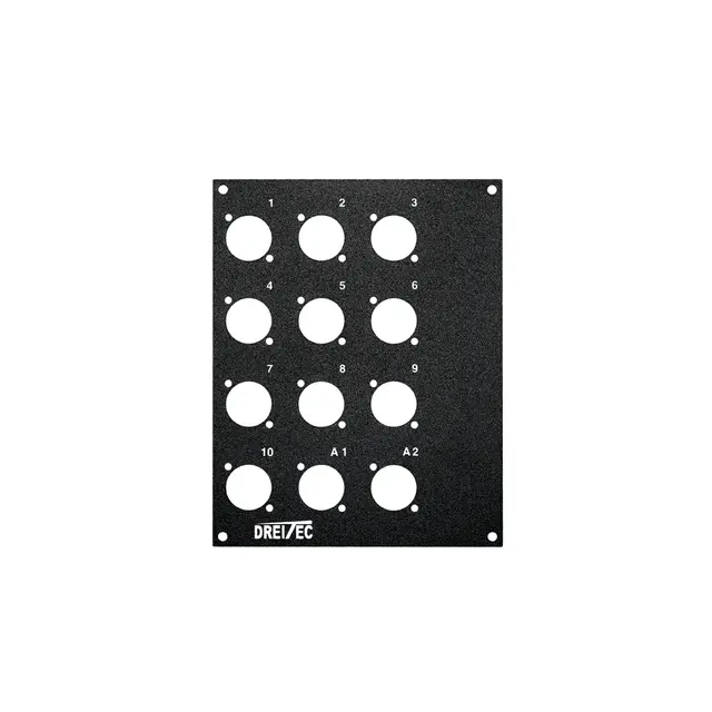 PROkabel Frontplate 10/2 A/B-Typ 4HEx2BE 19" modulsystem 