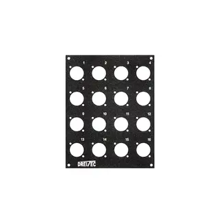 PROkabel Frontplate 16/0 A/B-Typ 4HEx2BE 19" modulsystem