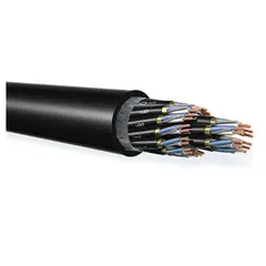 PROkabel AES/EBU multi 2 par,110 Ohm Black, Ø=7mm, PUR, BULK