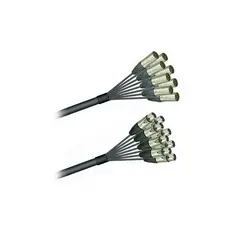 PROkabel 12-par XLR - XLR, 5M NEUTRIK plugger