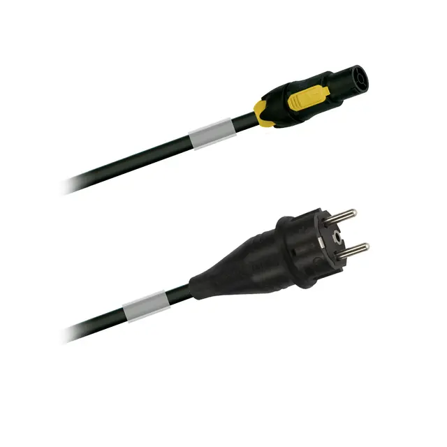 PROkabel Schuko to PowerCon TRUE 3M-2,5 3x2,5  Neutrik, open crimp 