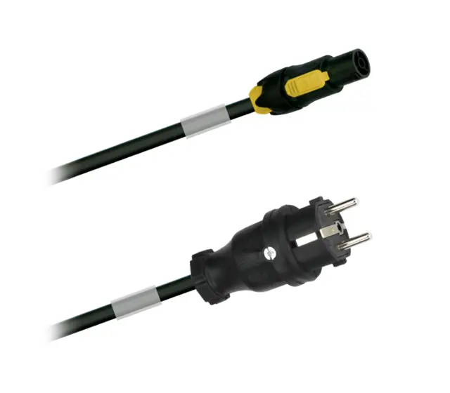 PROkabel Schuko to PowerCon TRUE 1,5M 3x1,5mm Neutrik, open crimp 