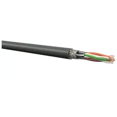 PROkabel CAT 7 PUR cable BLACK 4x2xAWG 26/7, 7,3mm, BULK