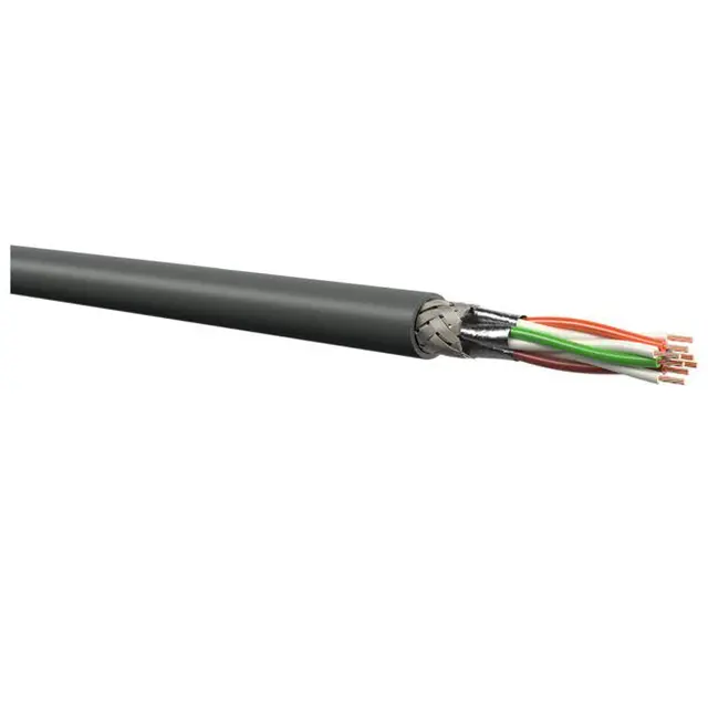PROkabel CAT 7 PUR cable BLACK 4x2xAWG 26/7, 7,3mm, BULK 