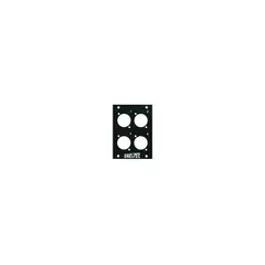 PROkabel Stagebox 7x10x7cm TOP LID 4 x D-size hull, bulk