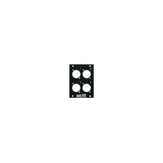 PROkabel Stagebox 7x10x7cm TOP LID 4 x D-size hull, bulk