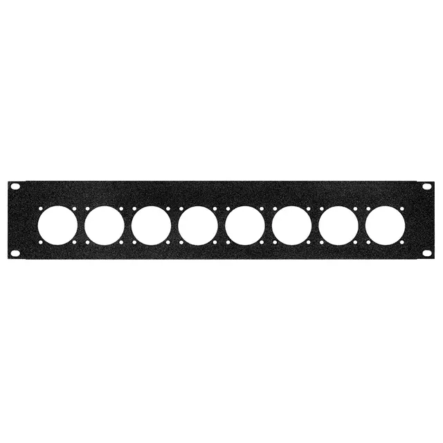 PROkabel 19" Rackpanel stanset 2U 8xSchuko til 19" Racksystem 