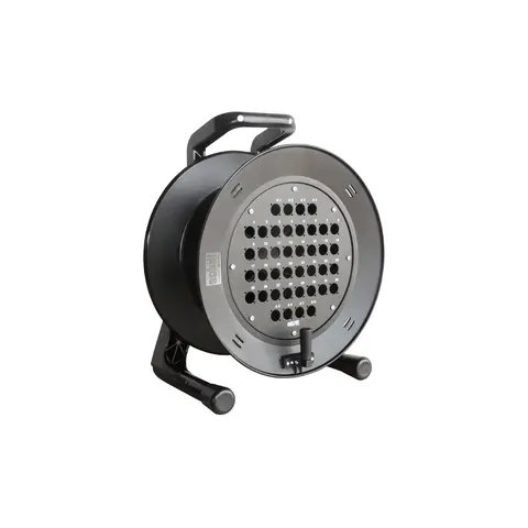 Schill kabeltrommel med D-hull (SB) Uten kabel, med D-hull for plugger