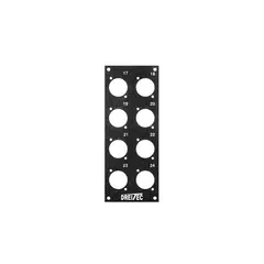 PROkabel Frontplate 17-24 D-Typ 4HEx1BE 19" modulsystem