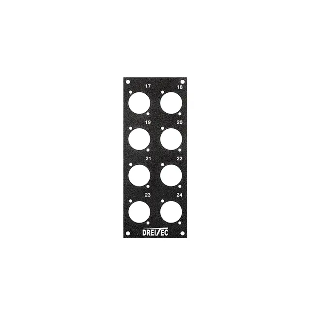 PROkabel Frontplate 17-24 D-Typ 4HEx1BE 19" modulsystem 