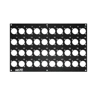 PROkabel Frontplate 32/8 A/B-Typ 4HEx4BE 19" modulsystem