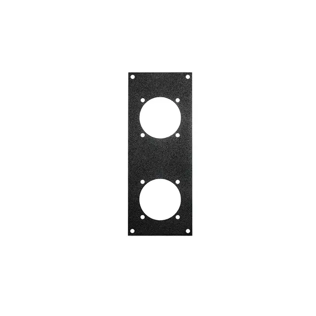 PROkabel Frontplate 2x Schuko 4HE/1BE 19" modulsystem 