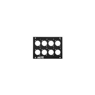 PROkabel Stagebox 10x13x7cm TOP LID 8 x D-size hull, bulk