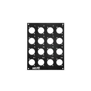 PROkabel Frontplate 12/4 D-Typ 4HE/2BE 19" modulsystem