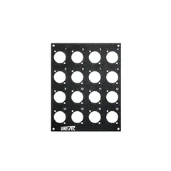 PROkabel Frontplate 16/0 D-Typ 4HE/2BE 19" modulsystem