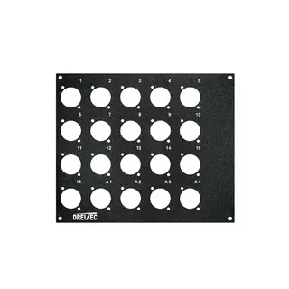 PROkabel Frontplate 16/4 D-Typ 4HEx3BE 19" modulsystem