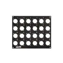 PROkabel Frontplate 24/0 D-Typ 4HEx3BE 19" modulsystem