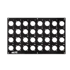 PROkabel Frontplate 24/8 D-Typ 4HEx4BE 19" modulsystem